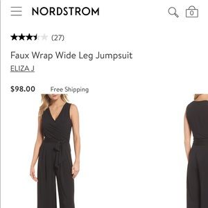 Navy blue jumpsuit by Eliza J
